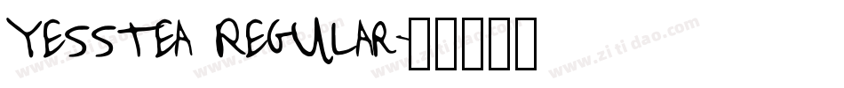 Yesstea Regular字体转换